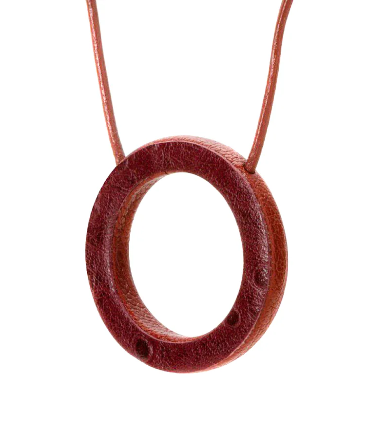 Glasses Cord Holder Russet Ostrich LE KEVIN