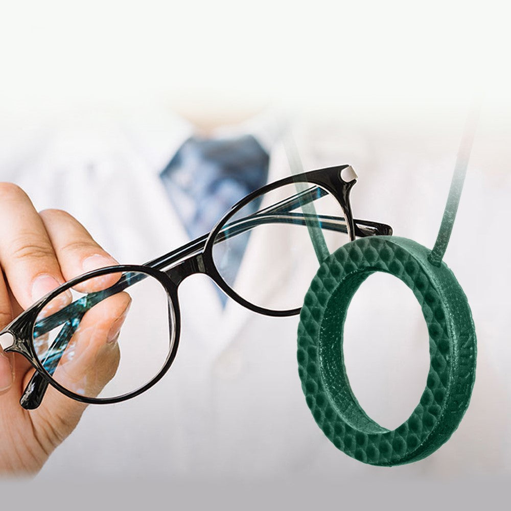 Glasses Cord Holder Green Lizard