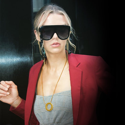 Glasses Cord Holder All Yellow Lizard