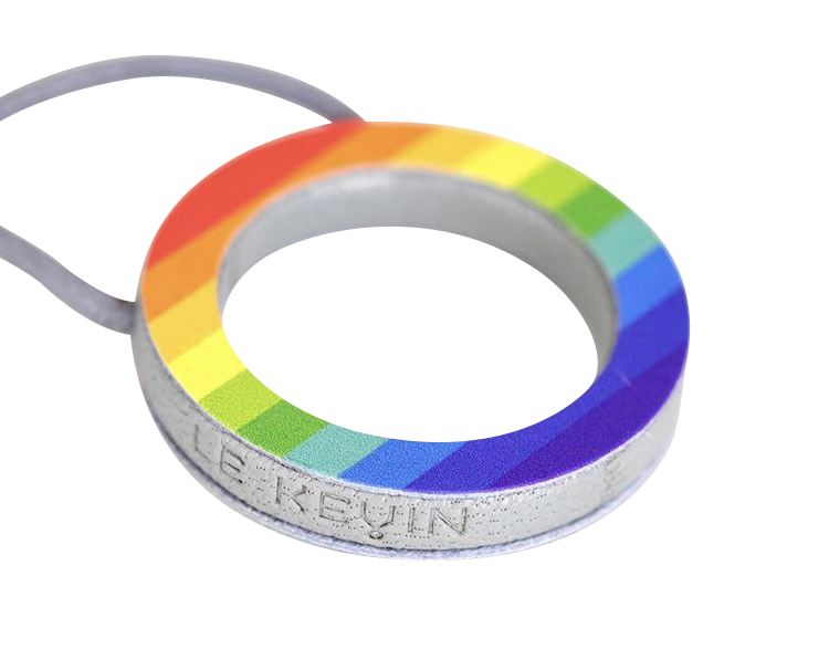 Double-Sided Rainbow - Second Side Solid Chalk/Grey