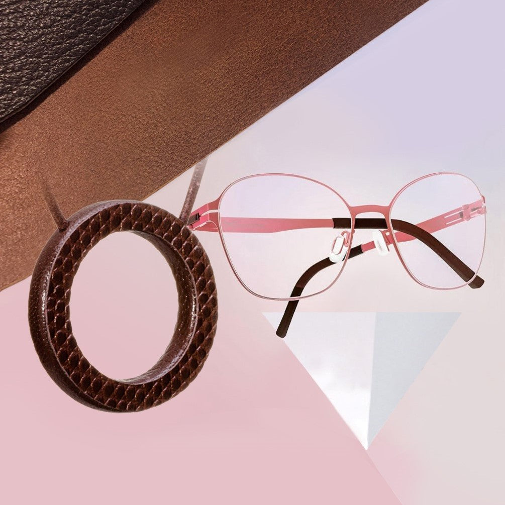 Glasses Cord Holder Espresso Lizard