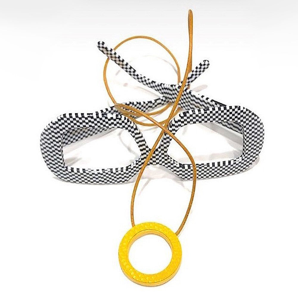 Glasses Cord Holder All Yellow Lizard