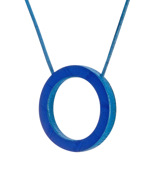 Glasses Cord Holder All Blue Crocodile