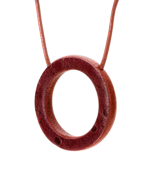 Glasses Cord Holder All Russet Ostrich