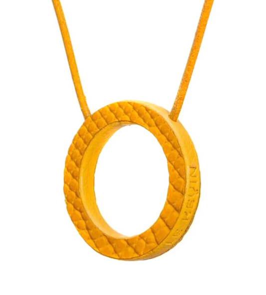 Glasses Cord Holder All Yellow Lizard