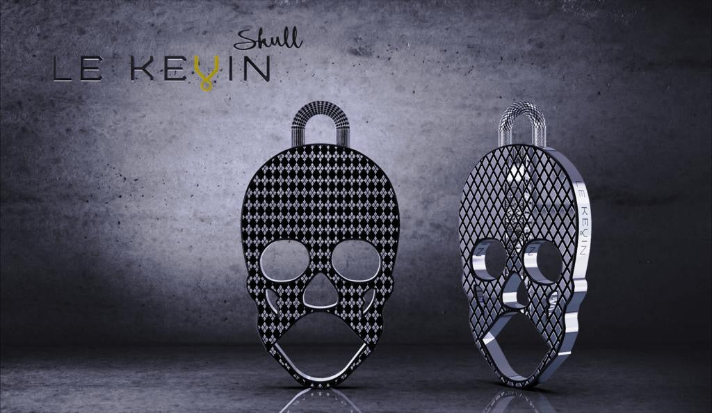 Skull Silver Glasses Holder