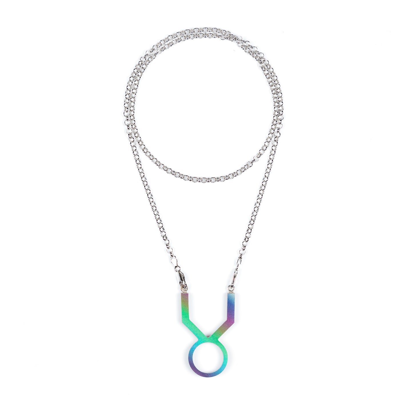 Purple Rainbow Logo With Chain