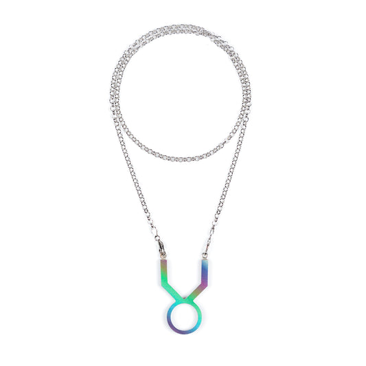 Purple Rainbow Logo With Chain