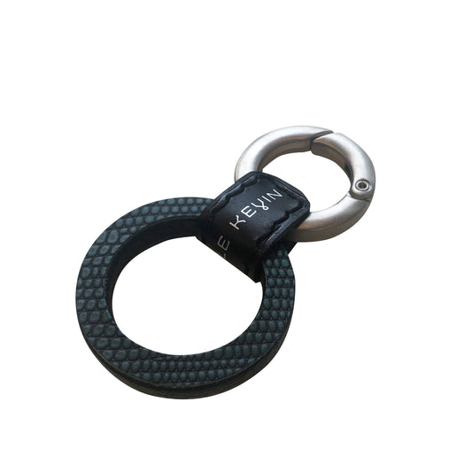 Glasses Tag Holder Green Lizard & Black